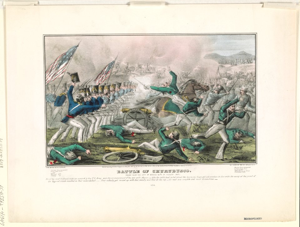 Battle of Churubusco-Fought near the city of Mexico 20th of August 1847 - J. Cameron. LCCN98513740