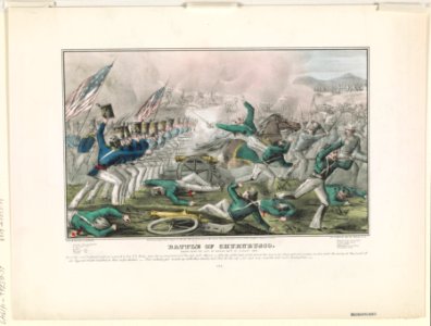 Battle of Churubusco-Fought near the city of Mexico 20th of August 1847 - J. Cameron. LCCN98513740