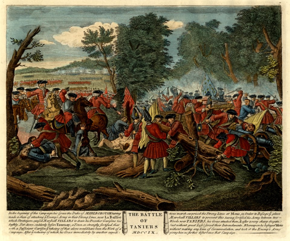 Battle of Malplaquet, 1709