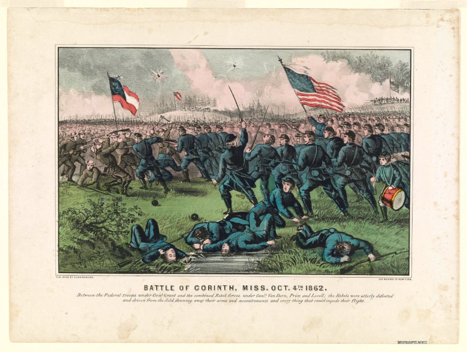 Battle of Corinth, Miss. Oct. 4th 1862 LCCN90709052