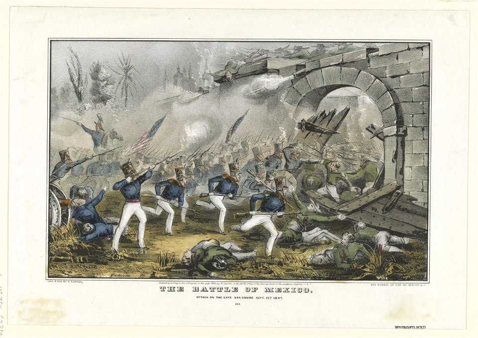 Battle of Mexico LCCN90709065