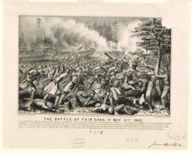 Battle of Fair Oaks, Va. May 31st 1862 LCCN90709054