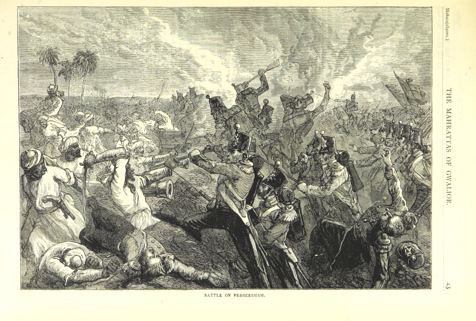 Battle of Ferozeshah illustration
