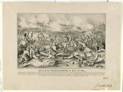 Battle of Fredericksburg, Va. Dec. 13th 1862 LCCN90709057