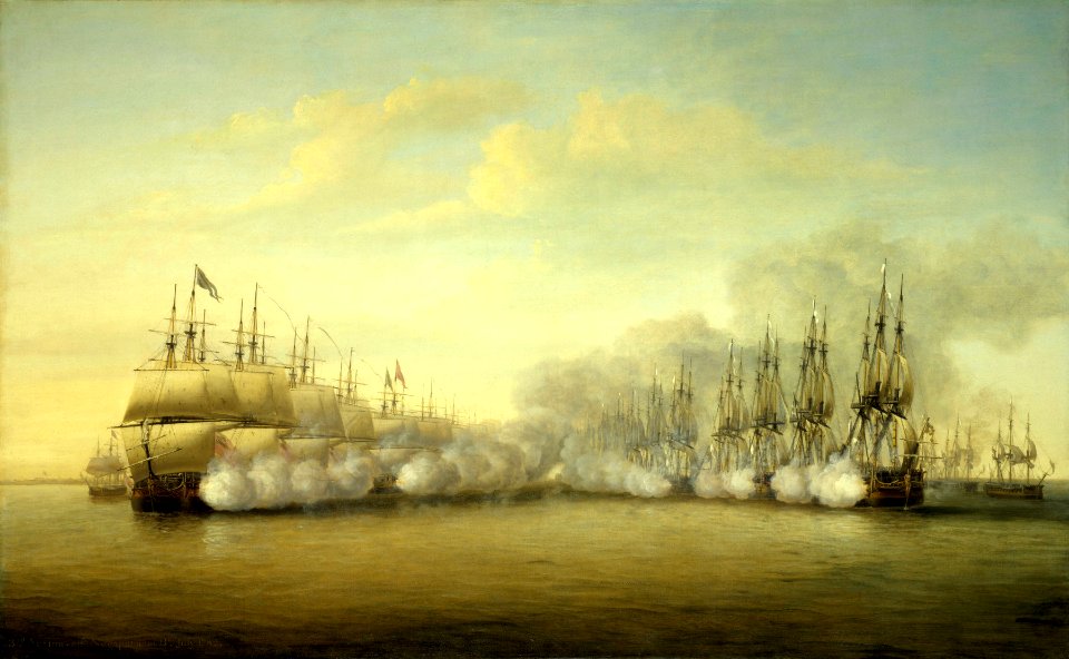 Battle of Negapatam, 6 July 1782 RMG BHC0448