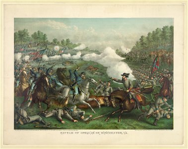 Battle of Opequan or Winchester, Va.-Sept. 19' 1864-Union- (Gen. Sheridan) ... Conf. (Gen. Early) ... LCCN91481549
