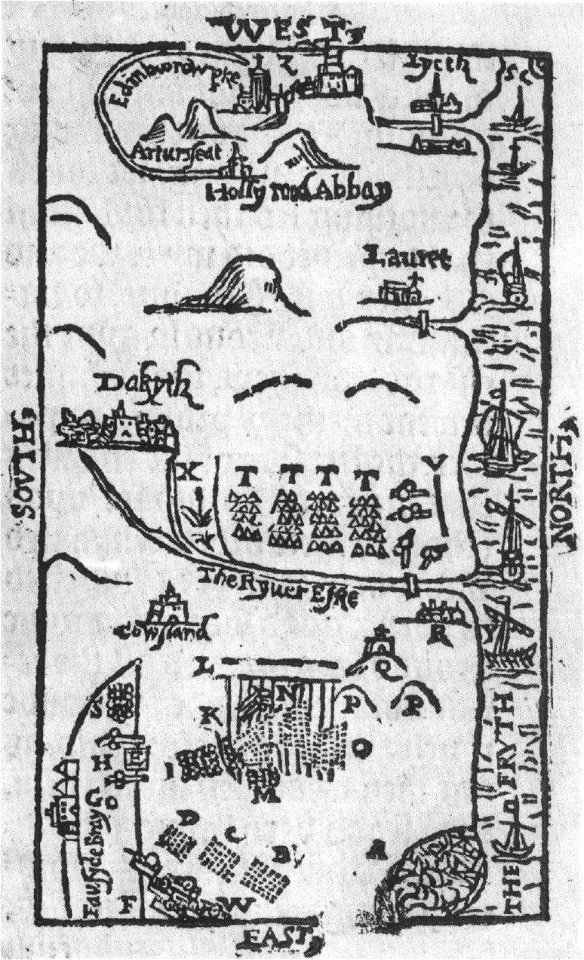 Battle of Pinkie sketch, 1547