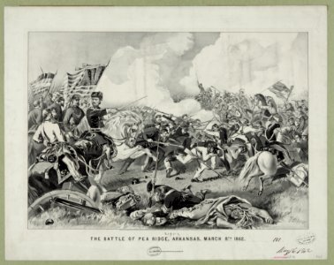 Battle of Pea Ridge, Arkansas, March 8th 1862 LCCN90709387