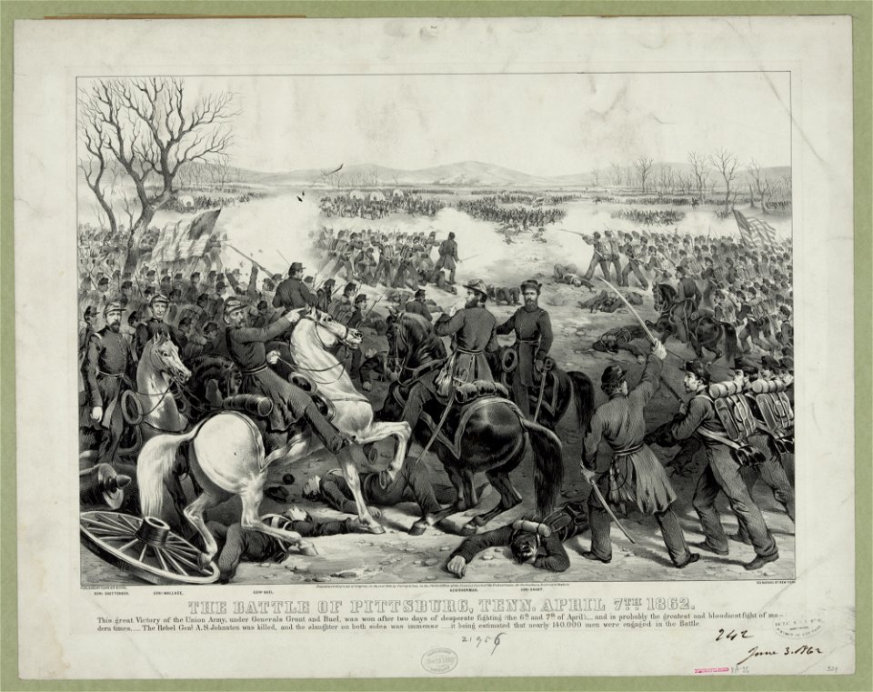 Battle of Pittsburgh, Tenn. April 7th 1862 LCCN90709389