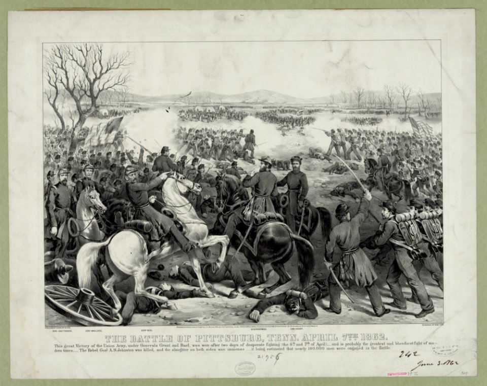 Battle of Pittsburgh, Tenn. April 7th 1862 LCCN90709389