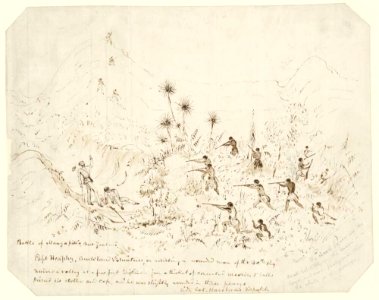 Battle of Mangapiko (NLA 134555321)