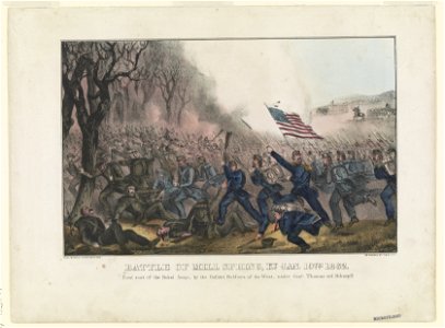 Battle of Mill Spring, Ky. Jan 19th 1862 LCCN90709067