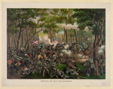 Battle of the Wilderness-Desperate fight on the Orange C.H. Plank Road, near Todd's Tavern, May 6th, 1864 LCCN91721585