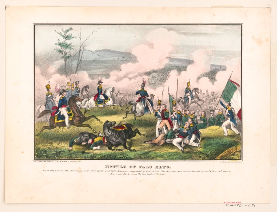 Battle Of Palo Alto-May 8th 1846, Between 2900 Americans, Under Genl ...