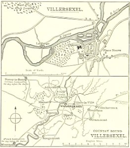 Battle of Villersexel area map