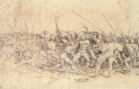 Battle Scene, by Hans Holbein the Younger