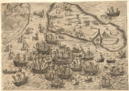 Battle of Saint-Martin-de-Ré, Île de Ré and La Rochelle, 1625 RCIN 722017 (cropped)