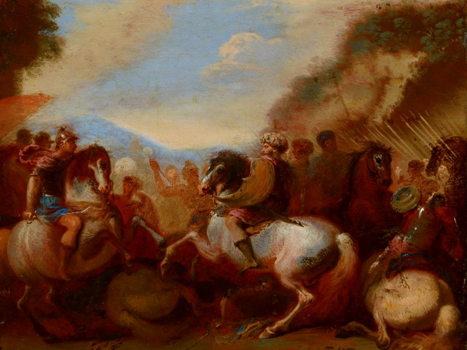 Battle Scene Italian School Mauritshuis 290