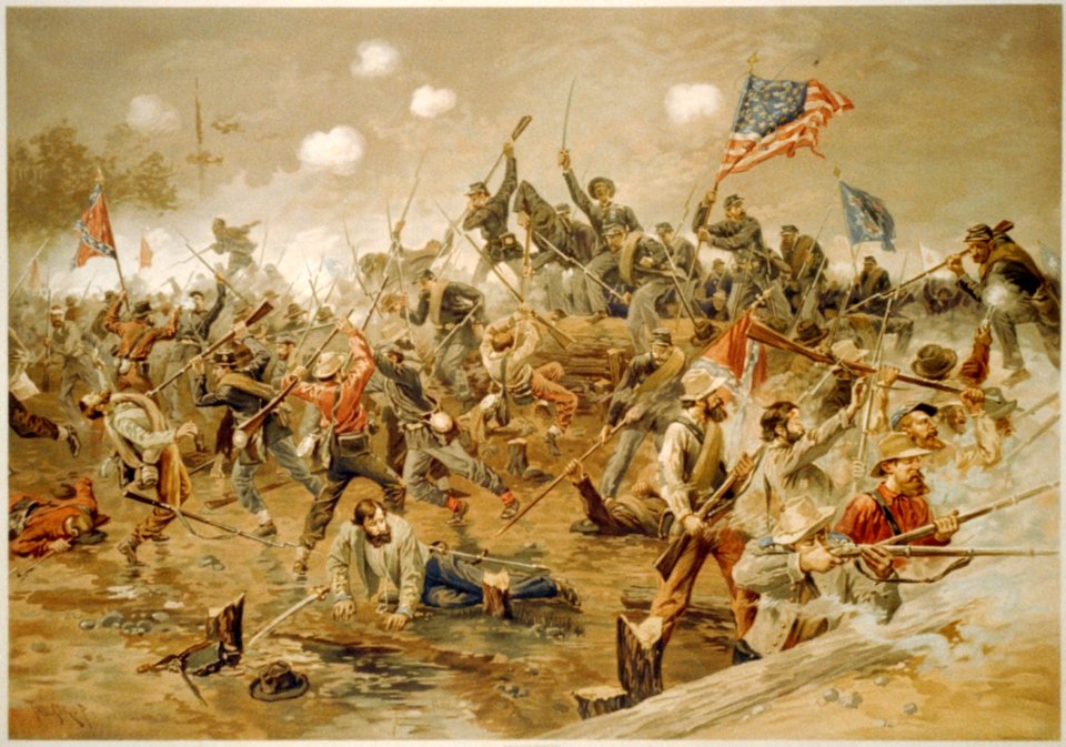 Battle of Spotsylvania - Thure de Thulstrup