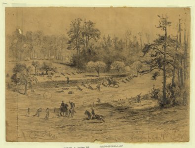 Battlefield of Spotsylvania C.H. May 10th 64 - Edwin Forbes. LCCN2004661865