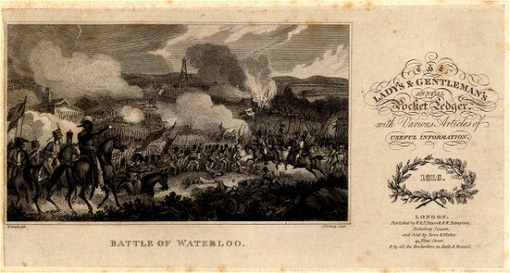 Battle of Waterloo by William Heath