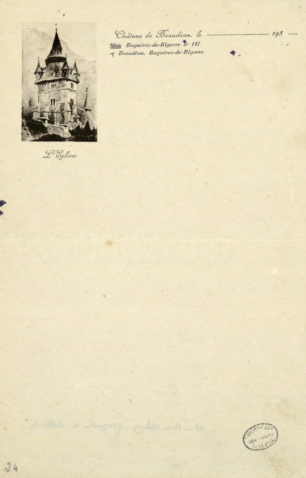 Baudéan - L'église - Fonds Ancely - B315556101 A PAPIER 2 028