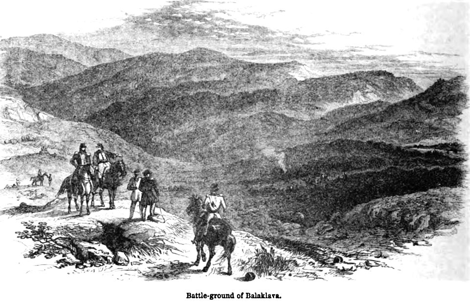 Battle-ground of Balaklava. George Dodd. Pictorial history of the Russian war 1854-5-6