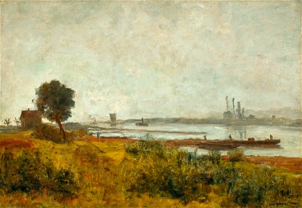 Paul Baum - Flusslandschaft in Mecklenburg (1895)