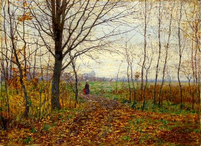 Paul Baum - Waldrand mit Vorfrühlingswiesen (1893)