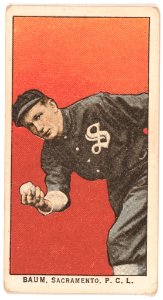 Baum, Sacramento Team, baseball card portrait LCCN2007685580