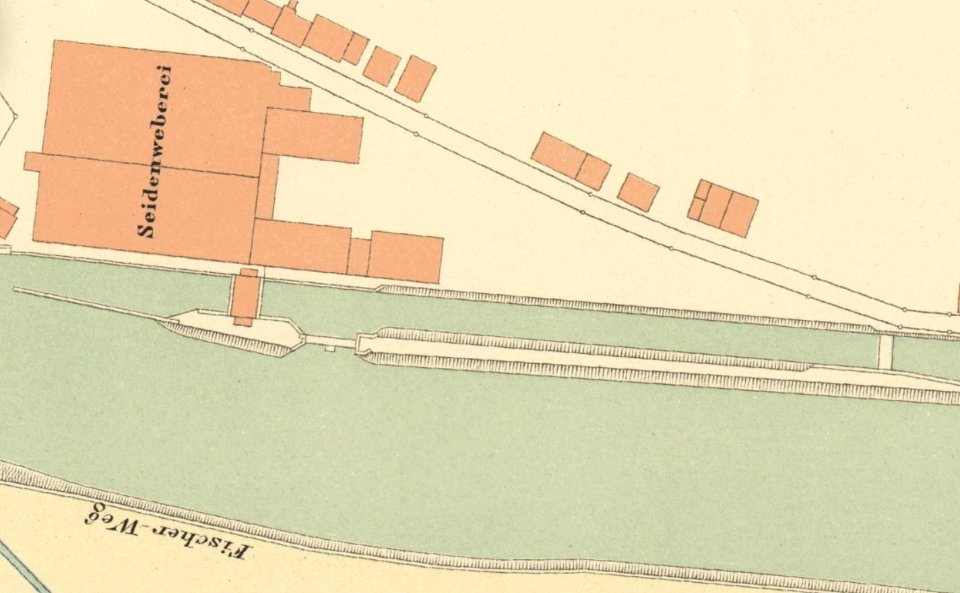 Baumann älter Stadtplan 1900