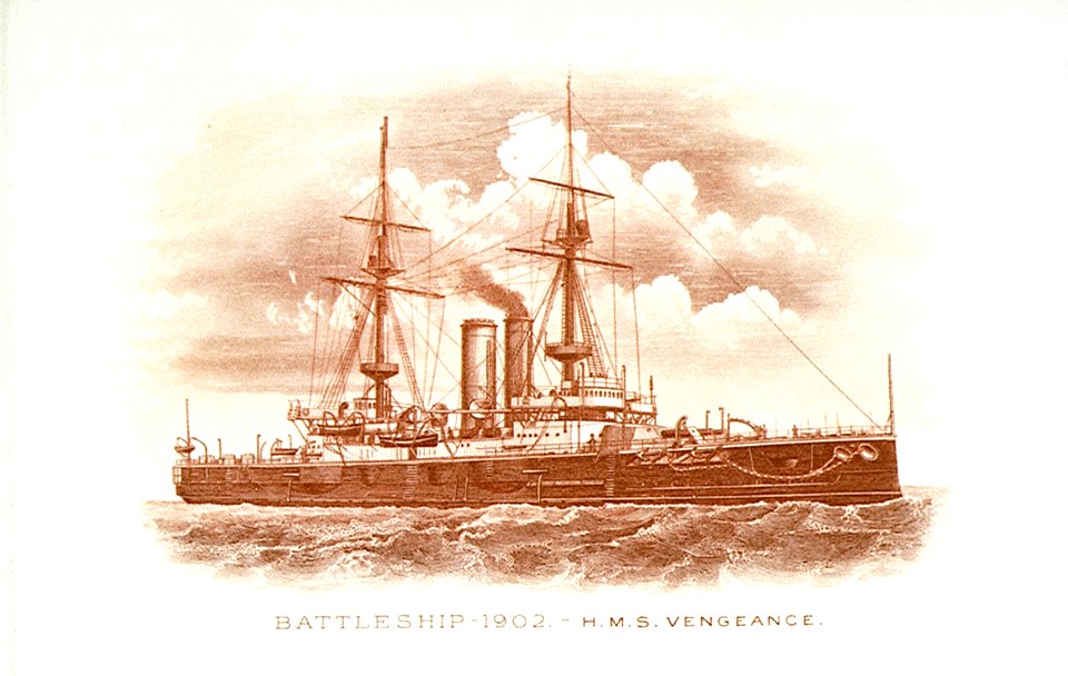 Battleship - 1902 - H.M.S. Vengeance RMG PU6311