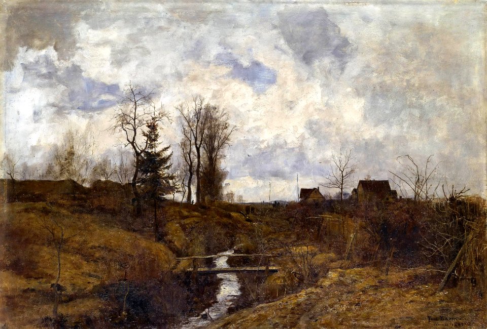 Paul Baum - Weimar, Nach dem Regen