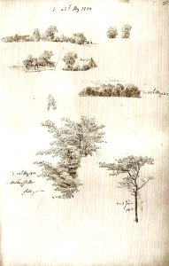 Baumgruppe und Haus