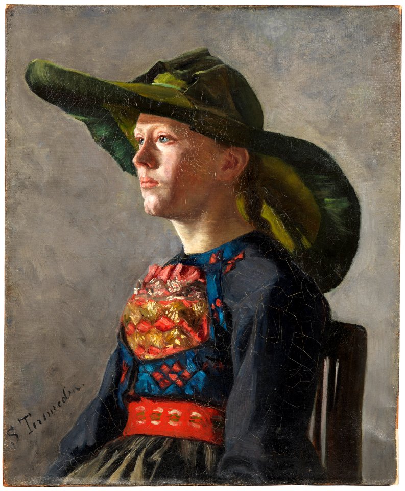 Bavarian Peasant Girl (Selima Tersmeden) - Nationalmuseum - 211313