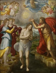 Bautismo de Cristo por Navarrete el Mudo