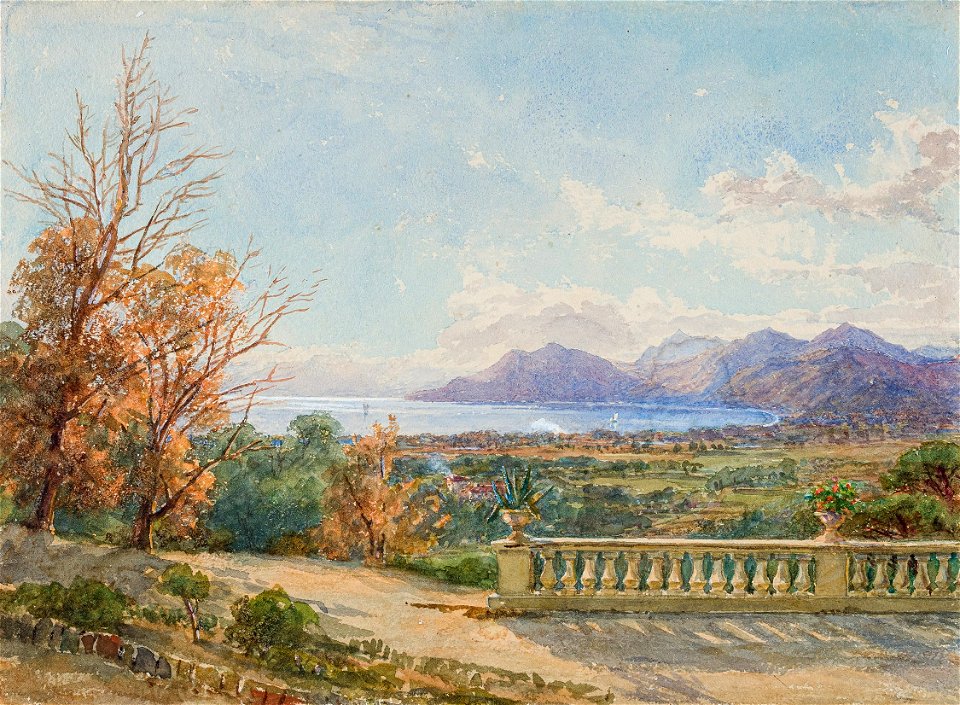 Bay of Napoule from Villa Garibondi (Chateau de Garibondy) - Frances Blake