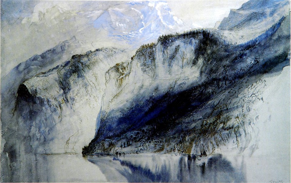 Bay of Uri Lake of Lucerne Ruskin