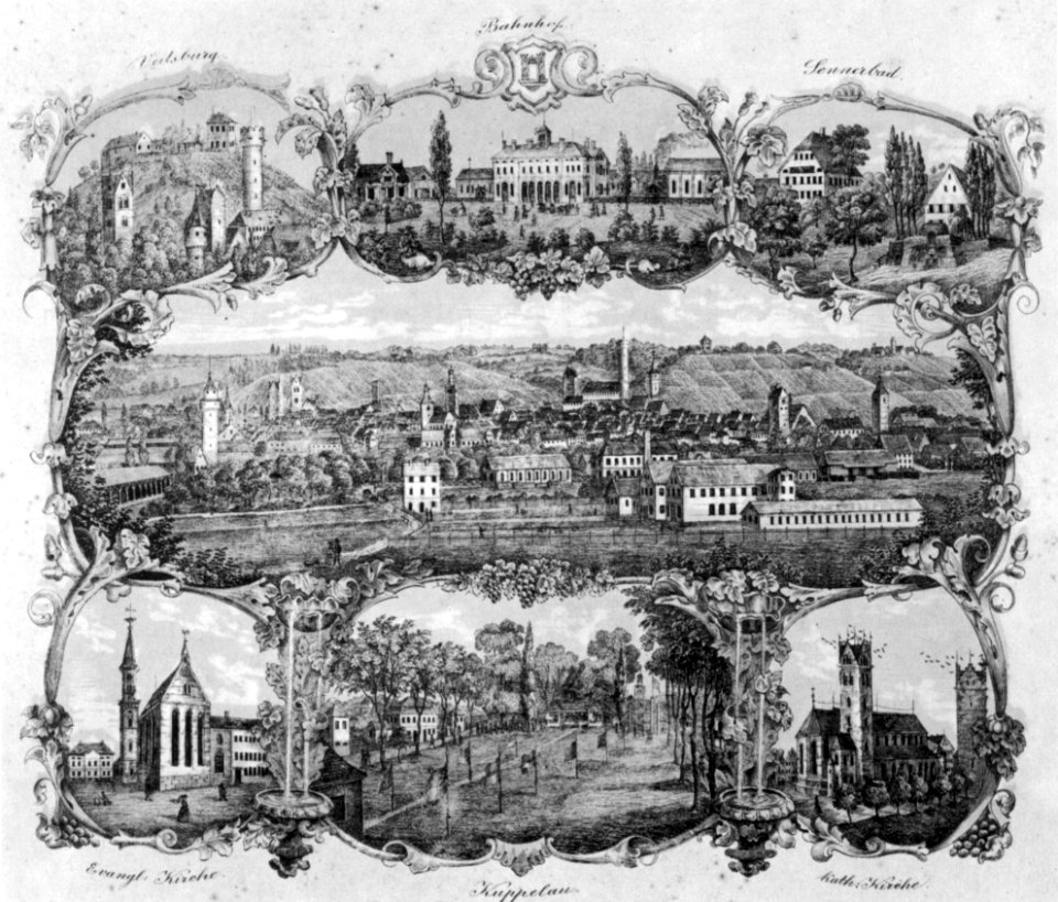 Bayer Ravensburg Sammelbild um 1875