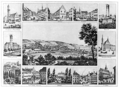 Bayer Ravensburg Sammelbild um 1860