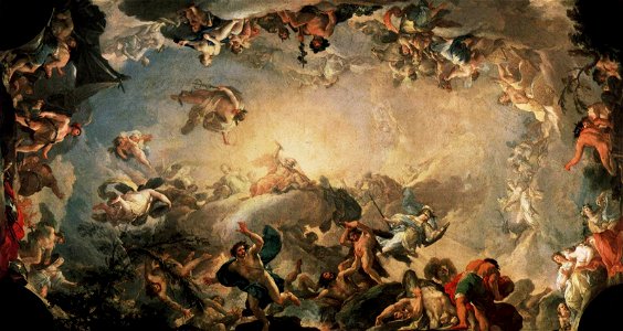 Bayeu y Subias, Francisco - Olympus, The Fall of the Giants - 1764