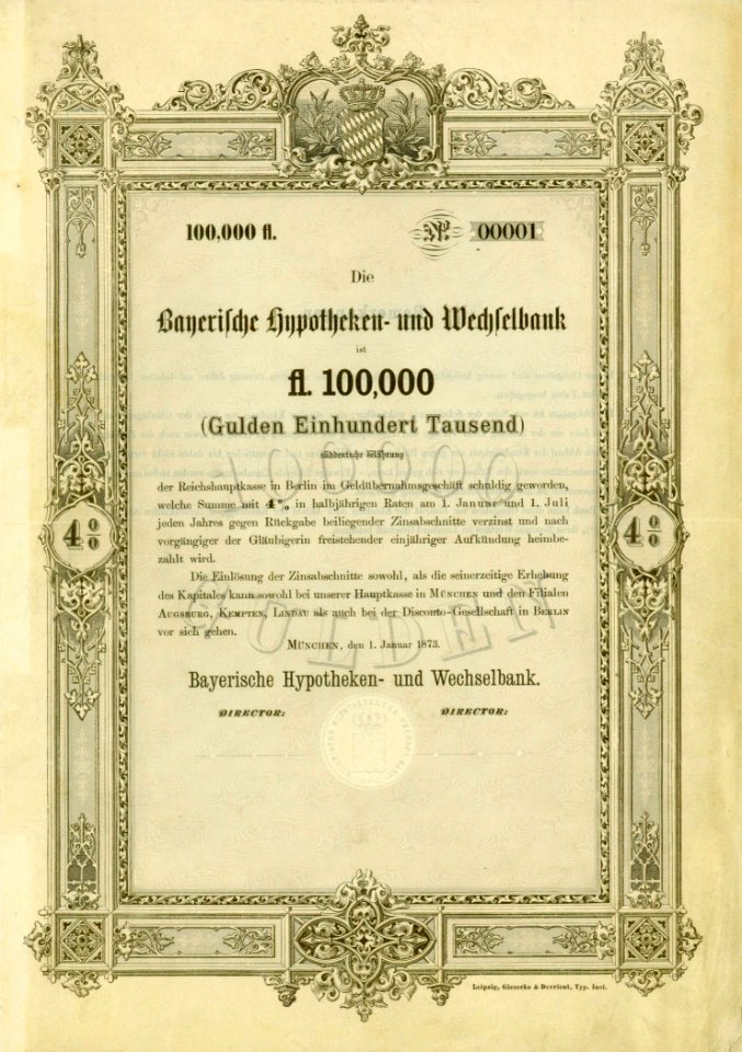 Bayerische Hypotheken- und Wechselbank 1873