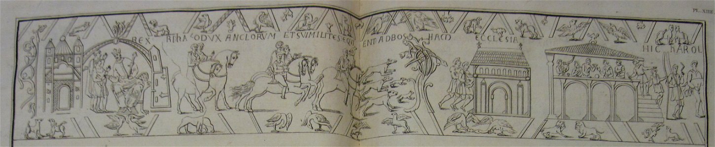Bayeux Tapestry de Montfaucon 1