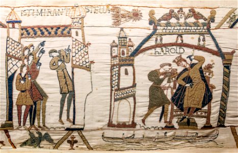 Bayeux Tapestry 32-33 comet Halley Harold