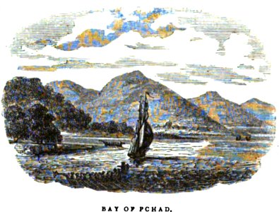 Bay of Pchad. Edmund Spencer. Travels in Circassia, Krim-Tartary &c. 1838. Letter XIX. P.208. Free illustration for personal and commercial use.