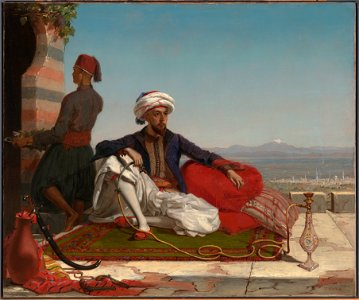 Bayard Taylor by Thomas Hicks, 1855, oil on canvas, from the National Portrait Gallery - NPG-7600012A 2