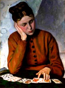 Bazille - La tireuse de cartes