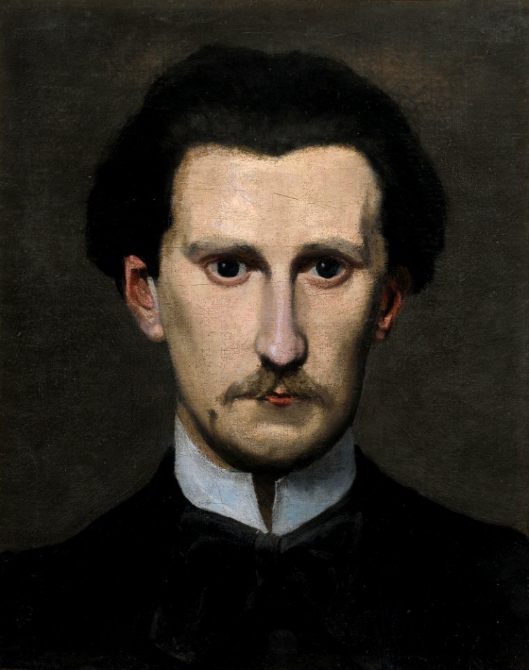Bazille - FRAGMENT DU PORTRAIT D'EDMOND MAITRE, 1867, lot.335