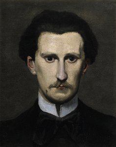 Bazille - FRAGMENT DU PORTRAIT D'EDMOND MAITRE, 1867, lot.335