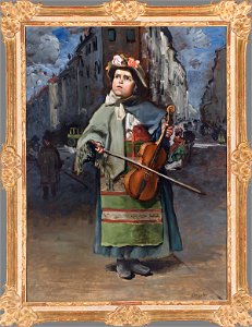 Bazille - Petite Italienne chanteuse des rues, 1866, 2002.5.1